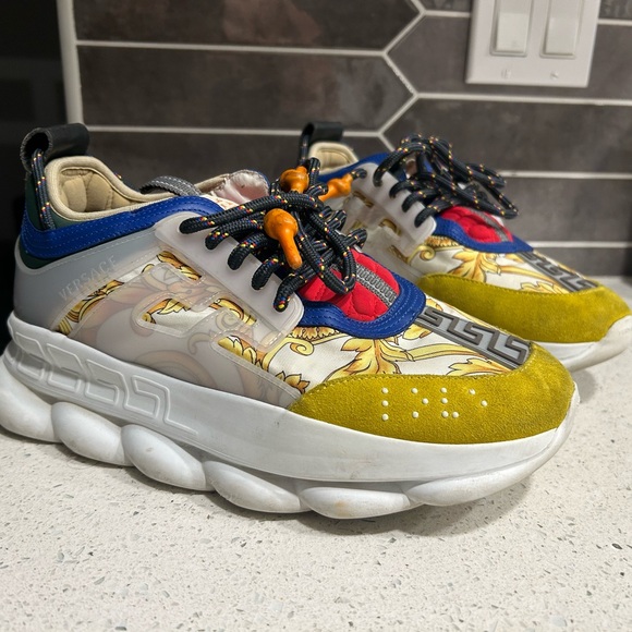 Designer shoes worn trying little dirty have been in storage for a while. - Picture 1 of 16